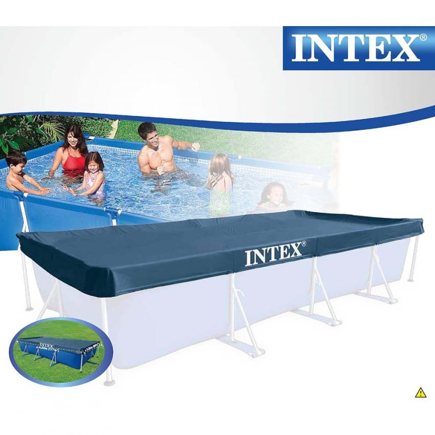 Telo Di Copertura Piscine Fuori Terra Rettangolare X Intex