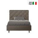 Französisch gepolstertes Doppelbett 140x200 moderne Lagerung Priya F Kosten