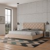Letto king size matrimoniale 180x200 contenitore imbottito Priya K 