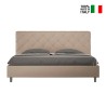 Letto king size matrimoniale 180x200 contenitore imbottito Priya K Costo