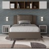 Letto piazza e mezza contenitore 120x200 francese imbottito Antea P1 Prezzo