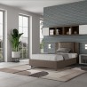 Letto piazza e mezza contenitore 120x200 francese imbottito Antea P1 