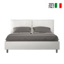 Letto matrimoniale contenitore 160x190 testata cuscini Antea M Offerta