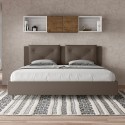 Lit king size avec rangement 180x200 rembourré Appia K Choix