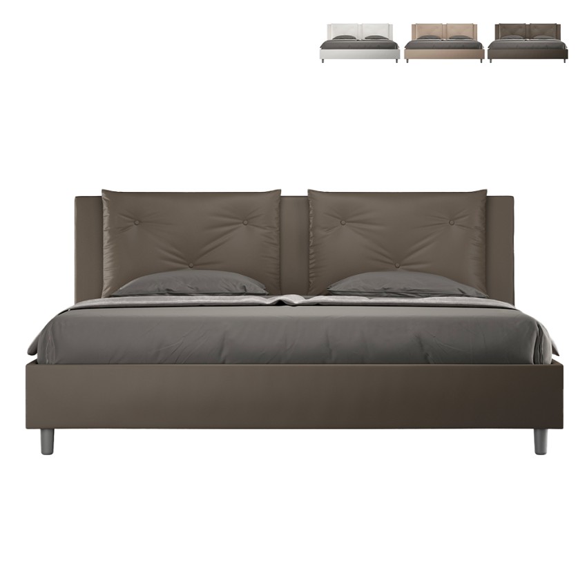 Lit king size avec rangement 180x200 rembourré Appia K Catalogue Lit king size avec rangement 180x200 rembourré Appia K Catalogue