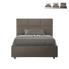 Letto francese 120x190 piazza e mezza design contenitore Mika P Misure