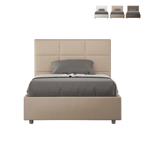Mika P Französisches Bett 120x190 quadratisch und eine Hälfte Design Lagerbehälter Aktion