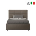 Letto francese 120x190 piazza e mezza design contenitore Mika P Costo