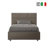 Letto francese 120x190 piazza e mezza design contenitore Mika P Costo