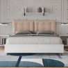 Lit double avec rangement 160x190cm en bois avec coussins Egos Annalisa Choix