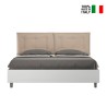 Letto matrimoniale contenitore 160x190cm legno cuscini Egos Annalisa Scelta