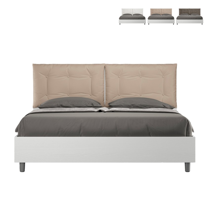 Doppelbett mit Bettkasten 160x190cm Holz mit Kissen Egos Annalisa Katalog Doppelbett mit Bettkasten 160x190cm Holz mit Kissen Egos Annalisa Katalog