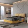 Letto matrimoniale contenitore 160x190 tessuto Mados Giada Agata 