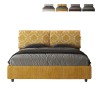 Letto matrimoniale contenitore 160x190 tessuto Mados Giada Agata 