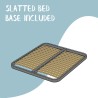 Letto matrimoniale contenitore 160x190 tessuto Mados Giada Agata 