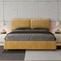 Letto matrimoniale in tessuto contenitore 160x190 Mados Giada Aragona Vendita