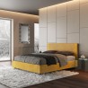 Letto matrimoniale 160x190 contenitore tessuto Rosal Norris Labirinto 