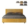 Letto matrimoniale 160x190 contenitore tessuto Rosal Norris Labirinto 