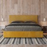 Letto matrimoniale tessuto 160x190 contenitore moderno Arla Norris Era Vendita