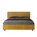 Letto matrimoniale tessuto 160x190 contenitore moderno Arla Norris Era Saldi