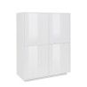 Moderne Anrichte Küchenschrank Wohnzimmer Design Weiß 100x40cm Judy Angebot