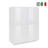 Moderne Anrichte Küchenschrank Wohnzimmer Design Weiß 100x40cm Judy Verkauf