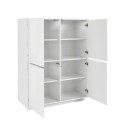 Moderne Anrichte Küchenschrank Wohnzimmer Design Weiß 100x40cm Judy Rabatte