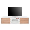 TV-Bank in weiß 180cm Wohnzimmer Dover Wood Sales