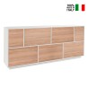 Sideboard Wohnzimmerschrank 200cm Küche Design weiß Lopar Wood Verkauf