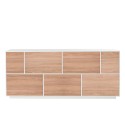 Sideboard Wohnzimmerschrank 200cm Küche Design weiß Lopar Wood Sales
