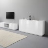 Ceila Moderne Kommode, Weiß, 180cm, für Wohnzimmer oder Küche Katalog