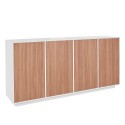 180cm Wohnzimmer Anrichte weiß Ceila Wood Design Küchenschrank Angebot