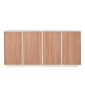 Credenza soggiorno 180cm mobile cucina design legno bianco Ceila Wood Saldi