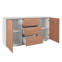 Sideboard Wohnzimmerschrank 160cm Buffet Küche weiß Carat Wood Rabatte