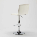 Sgabello moderno in similpelle per cucina e bar design Phoenix 