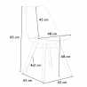 sedie con cuscino tessuto design scandinavo Goblet per cucina e bar nordica plus 
