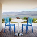 Weiß Quadratisch Tisch und 2 Stühle Farbiges Polypropylen-Innenmastenset Grand Soleil B-Side Demon Rabatte
