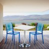 Weiß Quadratisch Tisch und 2 Stühle Farbiges Polypropylen-Innenmastenset Grand Soleil B-Side Demon Rabatte