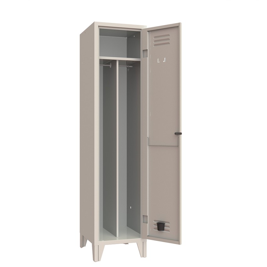Garderobenschrank Metall 1 Platz sauber/schmutzig Fade Aktion Garderobenschrank Metall 1 Platz sauber/schmutzig Fade Aktion