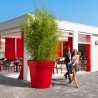 Vase ø 80 cm modernes Design für Pflanzen im Freien Bar Garten Easy Auswahl
