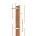 Vertikales Bücherregal aus Holz, 10 Regalböden, h150cm, Zia Veronica MH Kosten