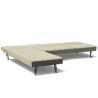 Divano letto ad angolo con penisola 3 posti in similpelle Zircone pronto letto Catalogo