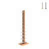 Bibliothèque colonne verticale h150cm double face 20 étagères Zia Bice MH Promotion