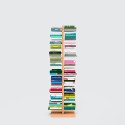 Bibliothèque colonne verticale h150cm double face 20 étagères Zia Bice MH Dimensions