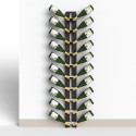 Portabottiglie vino a parete 20 bottiglie cantinetta design Zia Gaia WMH Caratteristiche