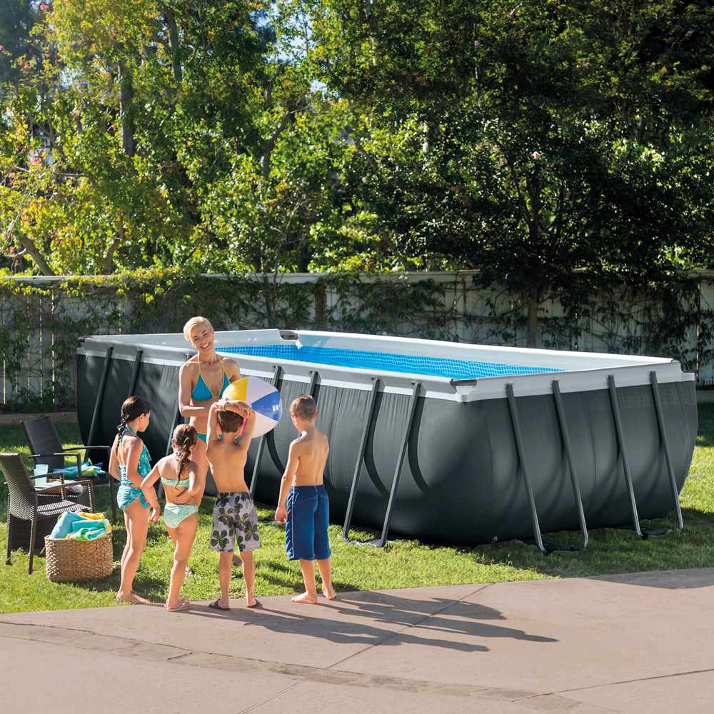 Intex 26356 Ex 26352 Ultra Frame Aufstellpool Rechteckig 549 X 274 X 132