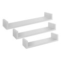 Lot de 3 étagères murales design moderne Calamita Promotion