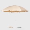Ombrellone da spiaggia mare antivento 220cm in cotone Bagnino Light Promozione