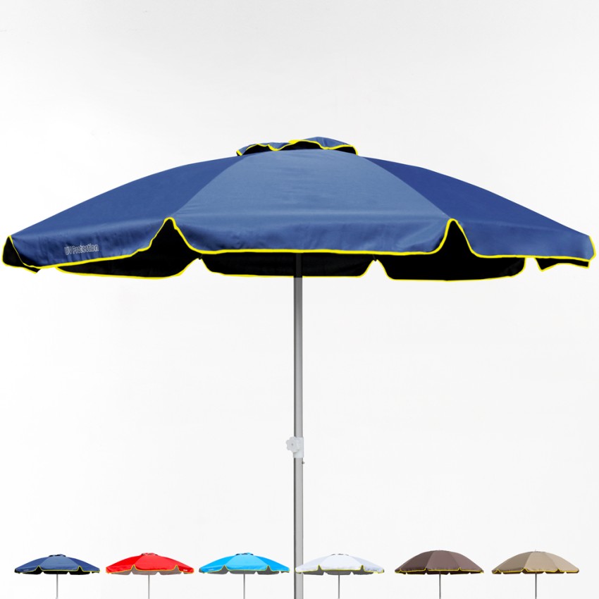 Sonnenschirm 220 cm Aluminium windfester professioneller UV-Schutz Bagnino Fluo Eigenschaften Sonnenschirm 220 cm Aluminium windfester professioneller UV-Schutz Bagnino Fluo Eigenschaften