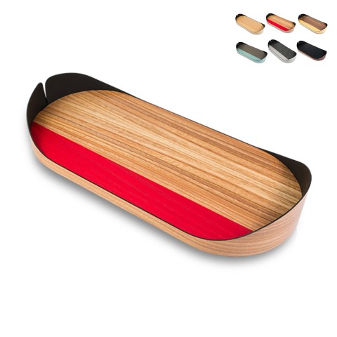 Serviertablett aus Holz Modernes Design Küchentisch Nelumbo M